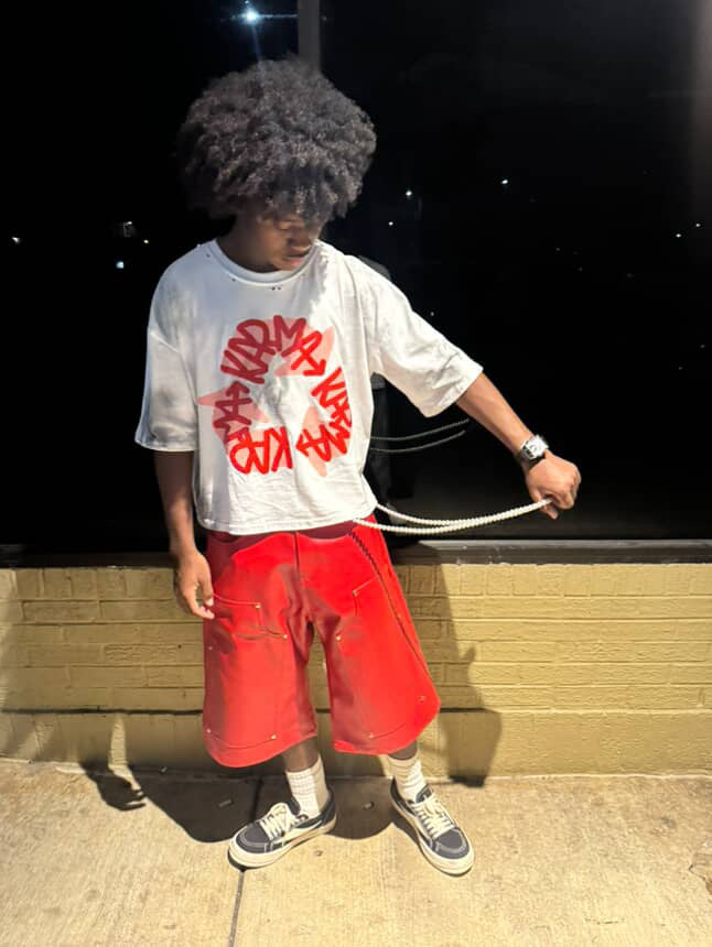 White kharmary recycle tee (premade)