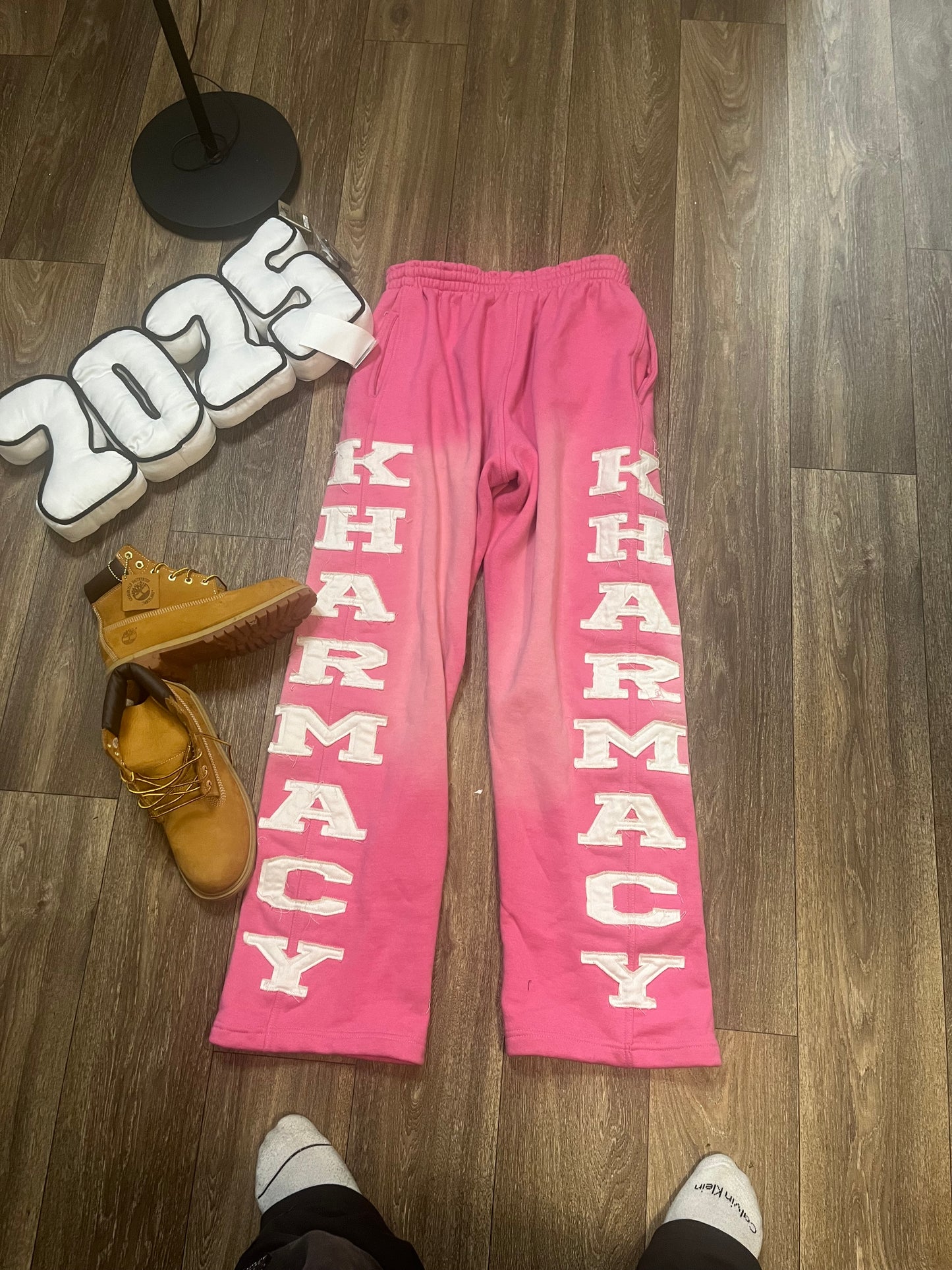 Pink kharmacy sweats